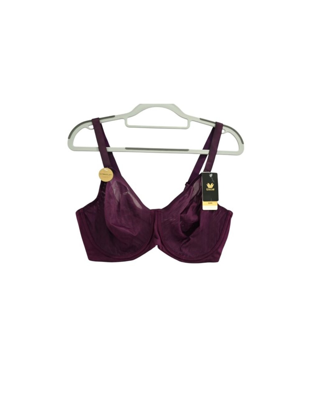 NWT Wacoal Elevated Allure Underwire Bra Sz 38DD Winter Bloom Purple 855336 - Picture 1 of 6